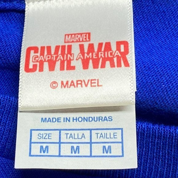 Men's Marvel Captain America Civil War Tea Shirt - Picture 11 of 14